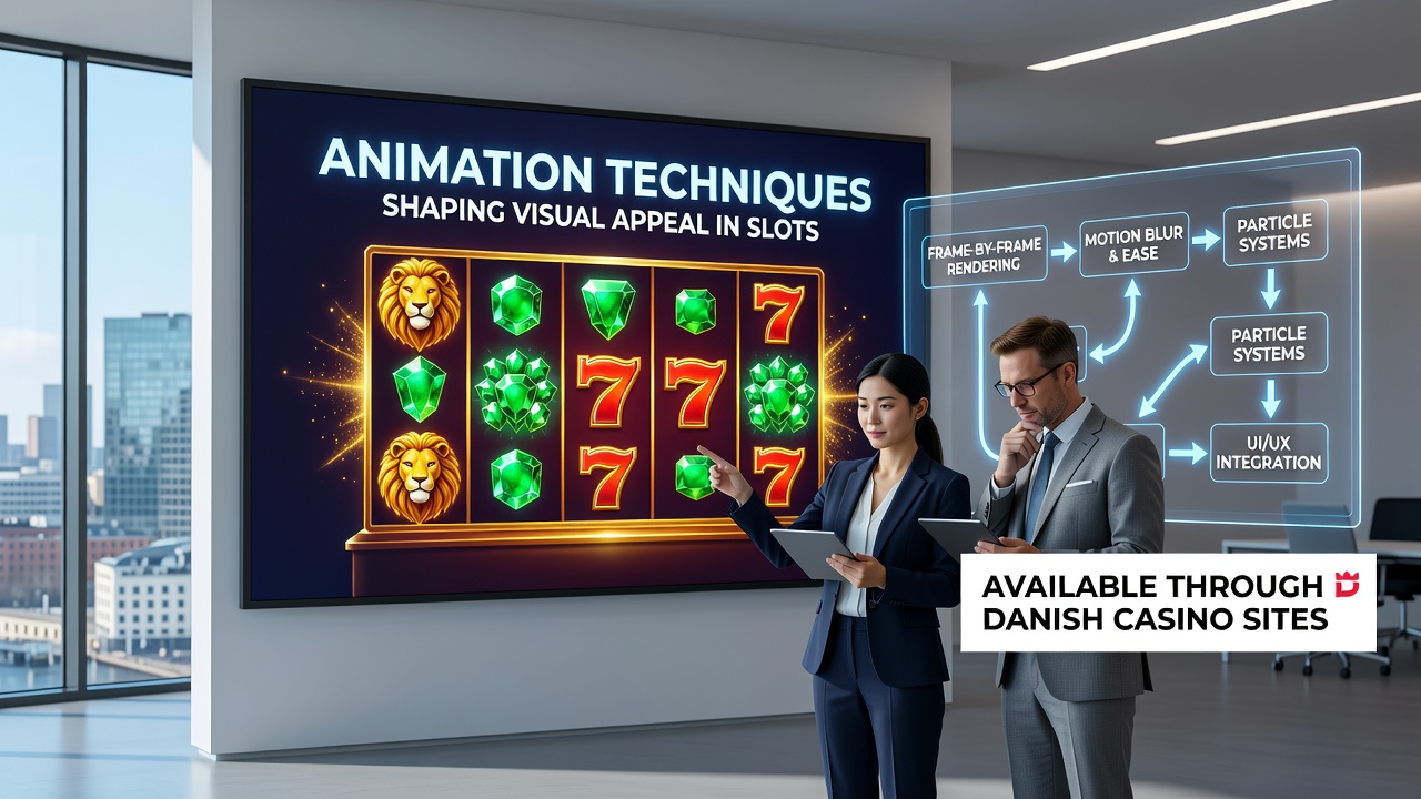 Close-up of a bonus round animation in a slot game showing cascading symbols, dynamic lighting, and synchronized particle bursts on a Danish-licensed platform
