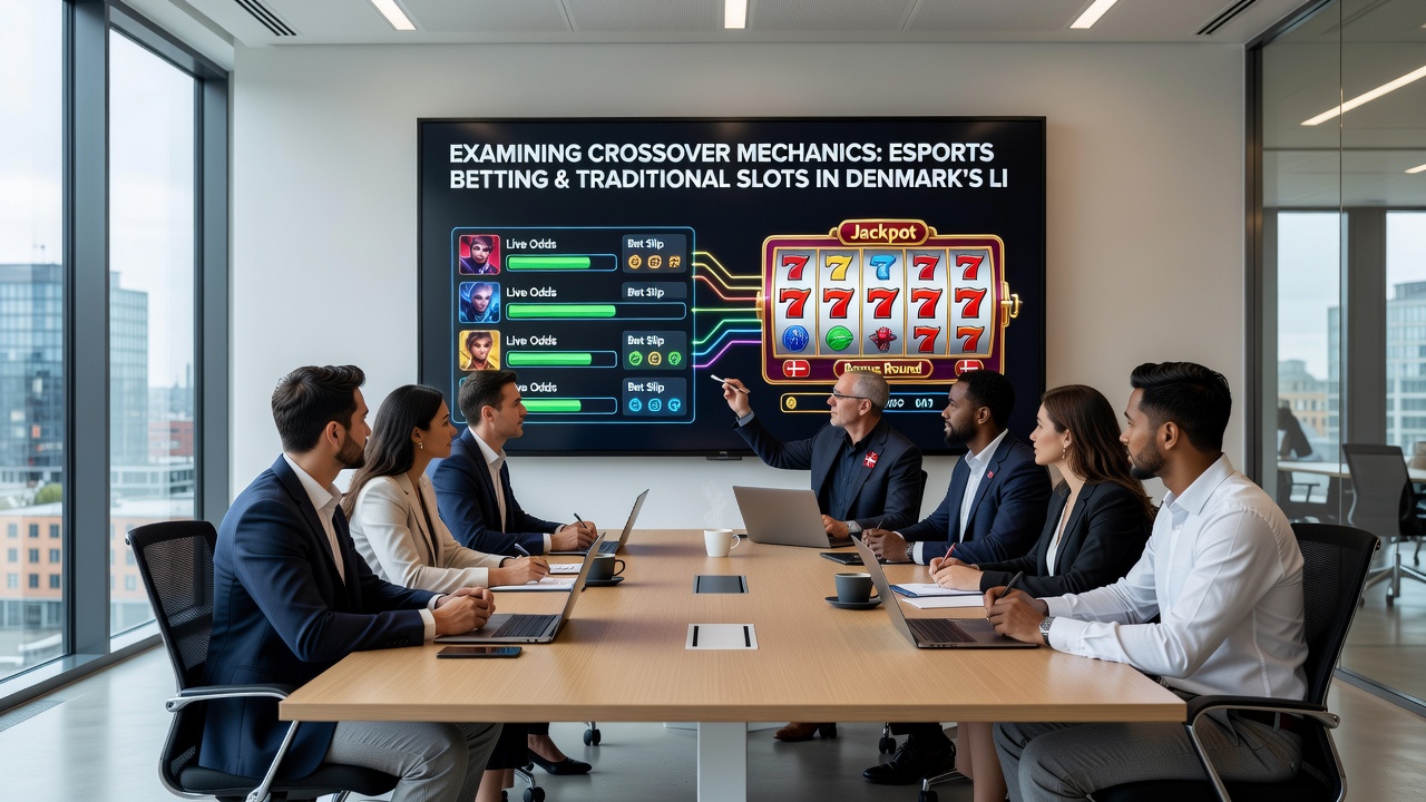 Skærmbillede af live esports data integreret i en dansk licenseret slot spilleautomat